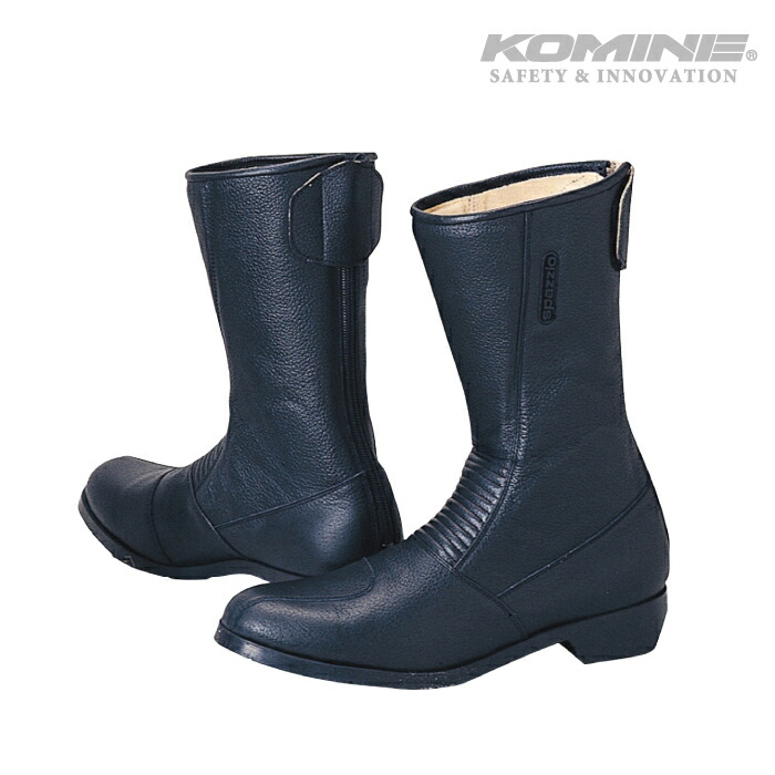 KOMINEコミネサイドジッパーワイドブーツsidezipprwideboots コミネ サイドジッパーワイドブーツ K520 (バイク用靴・ブーツ