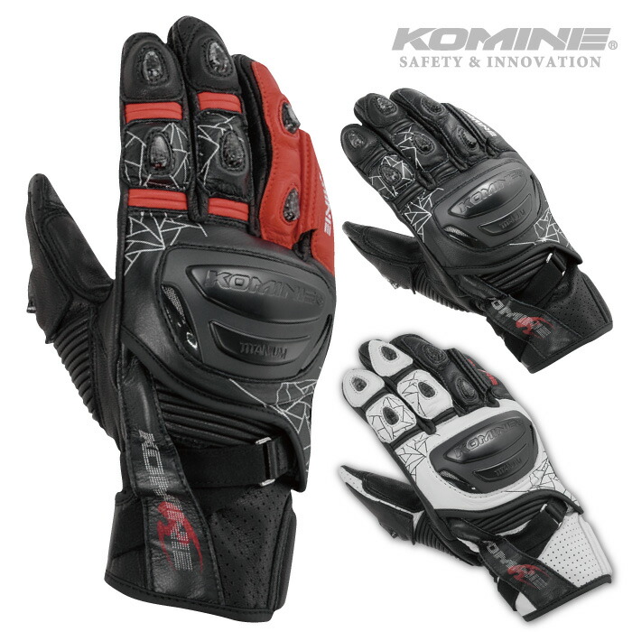 楽天市場】コミネ GK-235 チタニウムレーシンググローブ KOMINE
