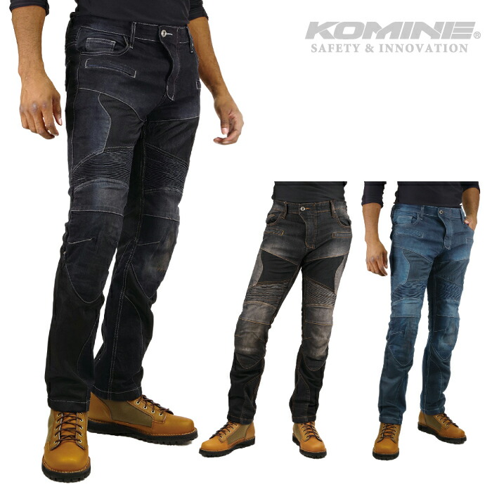 KOMINE プロテクトメッシュジーンズ M ブラック wj-741_1.jpg