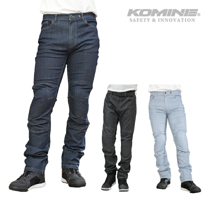 wccf    ロケテ⭐︎P70    ミラネーゼ コミネ ジーンズ WJ-7323R KOMINE 07-7323 バイク CE規格パッド