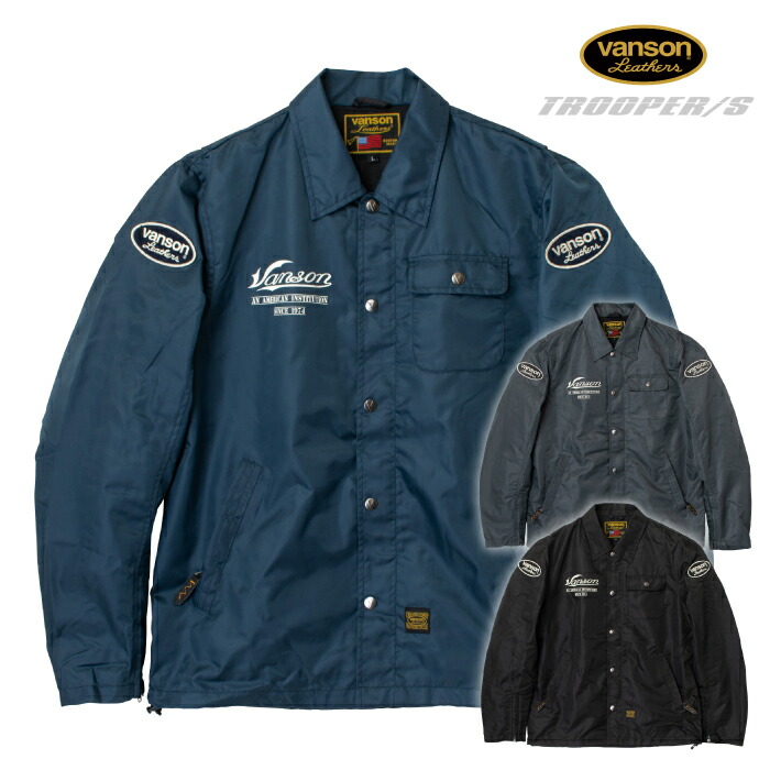 バンソン SVS2605S コーチジャケット VANSON バイク 2026年春夏モデル