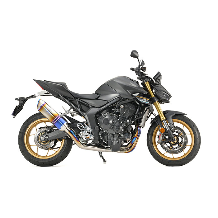直送品 アールズギア ホンダ CB1000 HORNET/SP (25-) GP SPEC フルエキゾースト チタンドラッグブルー R's Gear HONDA GH63-T1SD|バイク用品の車楽