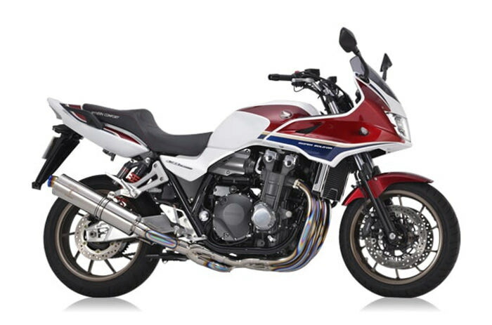 直送品 アールズギア ホンダ CB1300SF/SB (18-20) [2BR] ワイバンクラシックR フルエキゾースト シングル Sタイプ チタンポリッシュ R's Gear HONDA MH32-S1CT