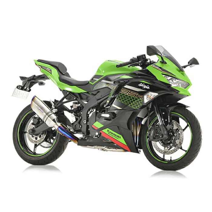 直送品 アールズギア カワサキ NINJA ZX-25R SE/KRT EDITION (20-22) GPスペック フルエキゾースト チタンポリッシュ R's Gear KAWASAKI GK37-T1ST