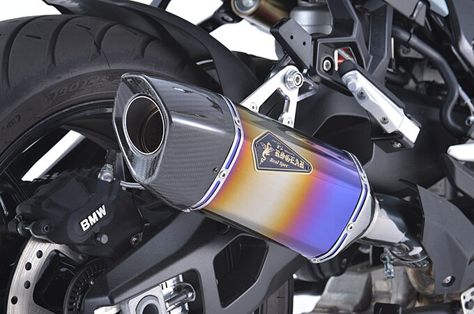 直送品 アールズギア リアルスペック チタンスリップオン チタンドラッグブルー BMW S1000XR (20-22) R's Gear RB19-03SD 71,390円