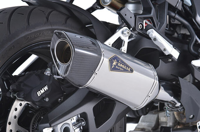 直送品 アールズギア リアルスペック チタンスリップオン チタンポリッシュ BMW S1000XR (20-22) R's Gear RB19-03ST