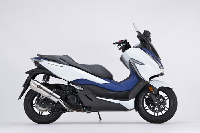 直送品 アールズギア リアルスペック スリップオン チタンポリッシュ ホンダ FORZA 18-20 R's Gear HONDA RH39-03ST|バイク用品の車楽
