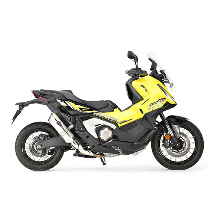 直送品 アールズギア ホンダ X-ADV (25-) リアルスペック スリップオン チタンポリッシュ R's Gear HONDA RH61-T3ST