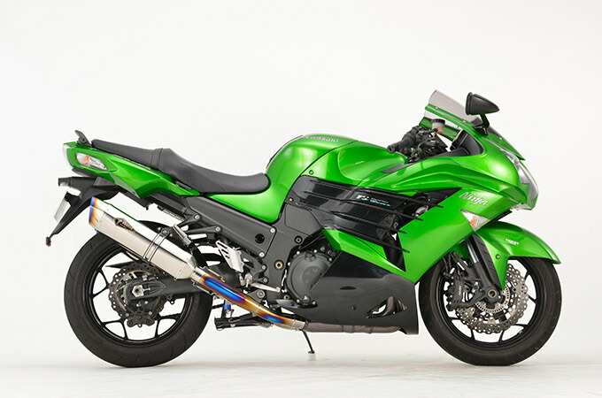直送品 アールズギア リアルスペック ツイン スリップオン マフラー チタンポリッシュ カワサキ Ninja ZX-14R (12-20) R's Gear KAWASAKI RK29-T3ST 113,900円