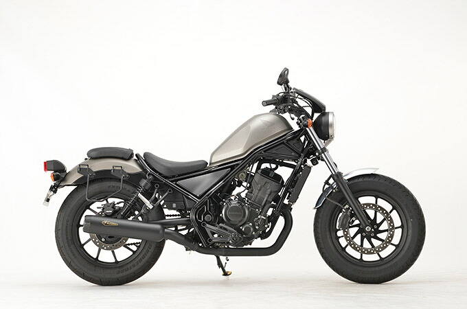 直送品 アールズギア ホンダ Rebel250 17-22 ワイバンクラシック スリップオン マフラー ブラックエディション R's Gear HONDA WH29-A3CB 46,980円