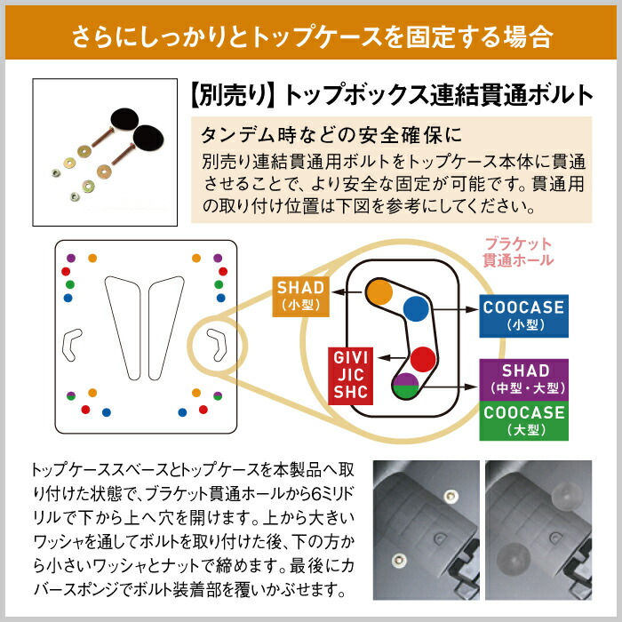 市場限定 全品送料込価格 東京都内から発送 R-SPACEリアキャリア タンデムシート併設可 ホンダ スーパーカブ クロスカブ用 JA44 最大積載量15kg  タイプ3 メイルオーダー 各社トップケース対応 JA45対応