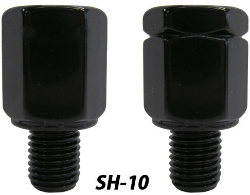 楽天市場】タナックス H-10 逆ネジアダプター 10mm ブラック 2個入 H10