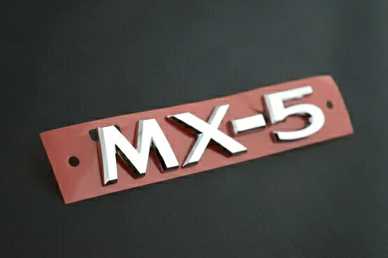 ロードスター用 マツダ純正エンブレム リア左「MX-5」文字 4代目後期ロードスター（ND系）