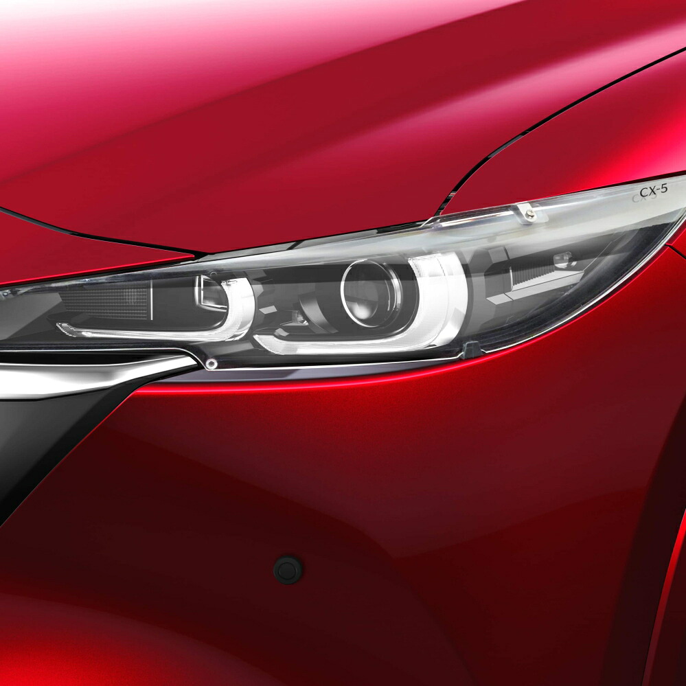 2代目(KF系) CX-5用 マツダ純正「CX-5」ロゴ入り ヘッドランプカバー 左右セット|jlkjshop