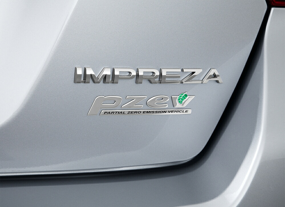 インプレッサスポーツ用 スバル純正エンブレム リア右「IMPREZA Pzev」文字 4代目インプレッサスポーツ（GP系）