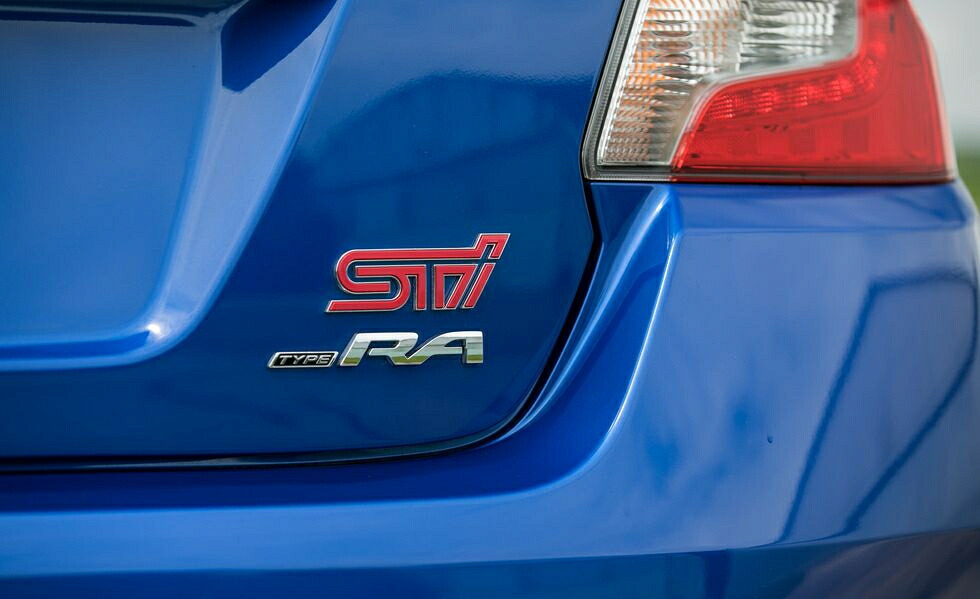 WRX用 スバル純正エンブレム リア右「STi typeRA」文字 初代WRX（VA系）｜jlkjshop