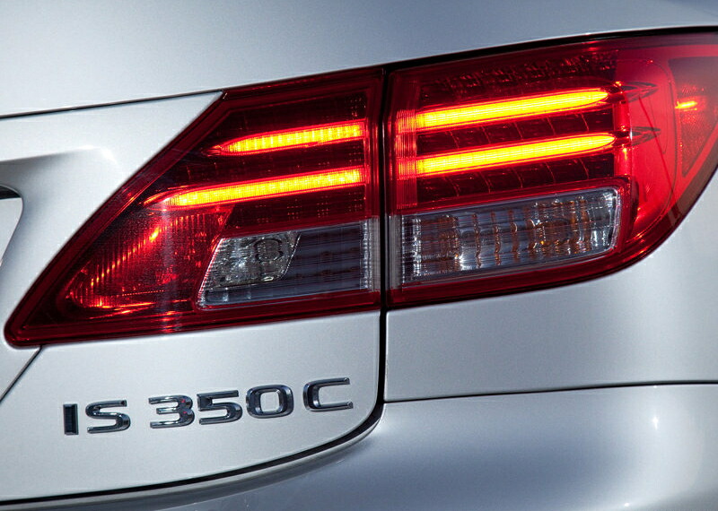 【20系LEXUS IS コンバーチブル】リア右「IS350C」文字 エンブレム 海外仕様純正部品