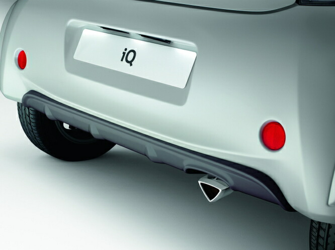 TOYOTA　IQ　リアハーフスポイラー オートパーツオンライン]未塗装/ルーフスポイラー/ルーフリア