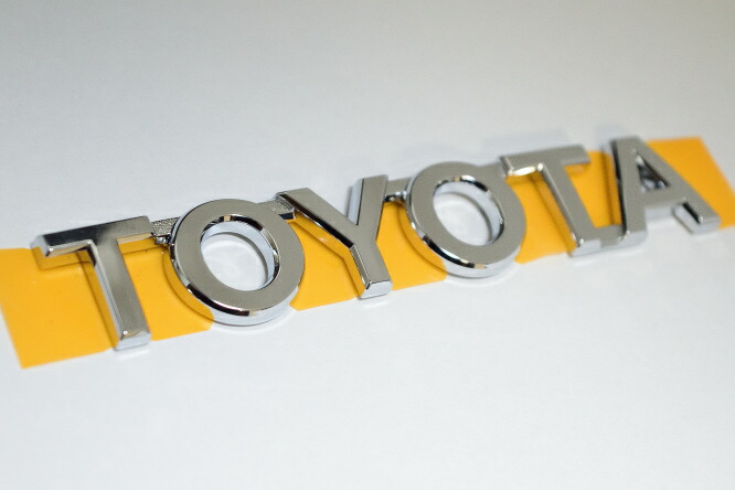 【90系トヨタ ベルタ】リア左「TOYOTA」文字 エンブレム 海外仕様純正部品｜jlkjshop