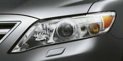 【40系後期トヨタ カムリ】「CAMRY」ロゴ入り ヘッドライトプロテクター 左右セット 海外仕様純正アクセサリー