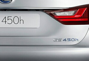 【10系LEXUS GS450h】リア右「GS450h」文字 エンブレム 海外仕様純正部品