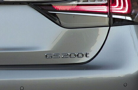【10系LEXUS GS200t】リア右「GS200t」文字 エンブレム 海外仕様純正部品