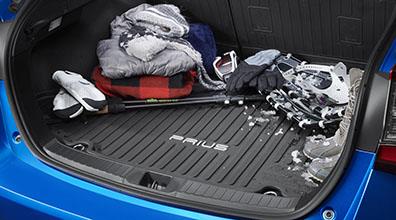 【50系トヨタ プリウス】「PRIUS」ロゴ入り カーゴトレイ 海外仕様純正アクセサリー
