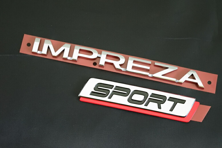 楽天市場】【GK系スバル インプレッサG4】リア右「IMPREZA SPORT」文字 エンブレム 海外仕様純正部品 : jlkjshop