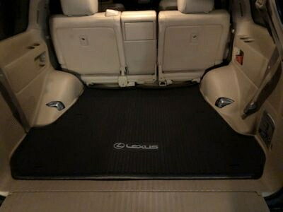 URJ200型LX570２列シートモデル用 オールウエザーカーゴマット 「LEXUS」ロゴ入り 海外仕様純正アクセサリー｜jlkjshop