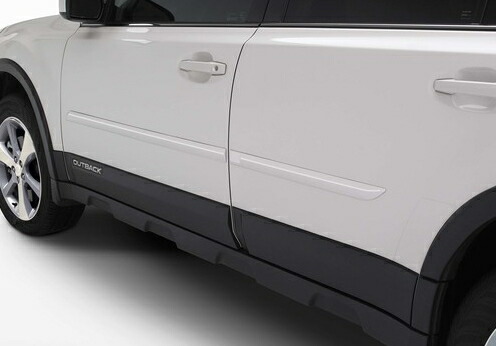 アクセントモール アウトバック サイドの傷付きドアパンチ対策 車用品 その他 ボディサイドモールディング Br系レガシィ Usdm ドア４枚分セット 未塗装 Br系レガシィ 海外仕様純正アクセサリー