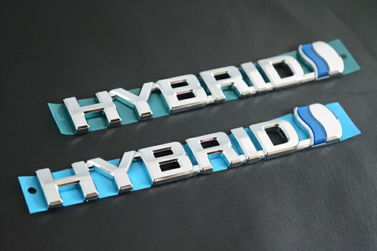 【80系トヨタ ハリアー】サイド「HYBRID」文字 エンブレム 左右セット 海外仕様純正部品 6,784円