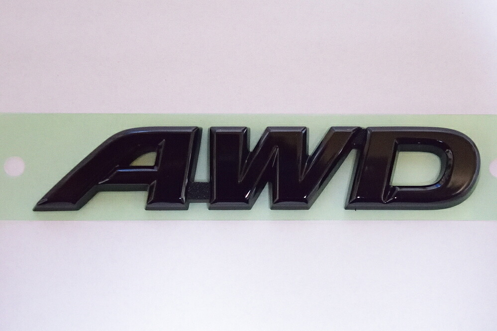カローラ クロス用 トヨタ純正 エンブレム リア右 ブラック「AWD」文字