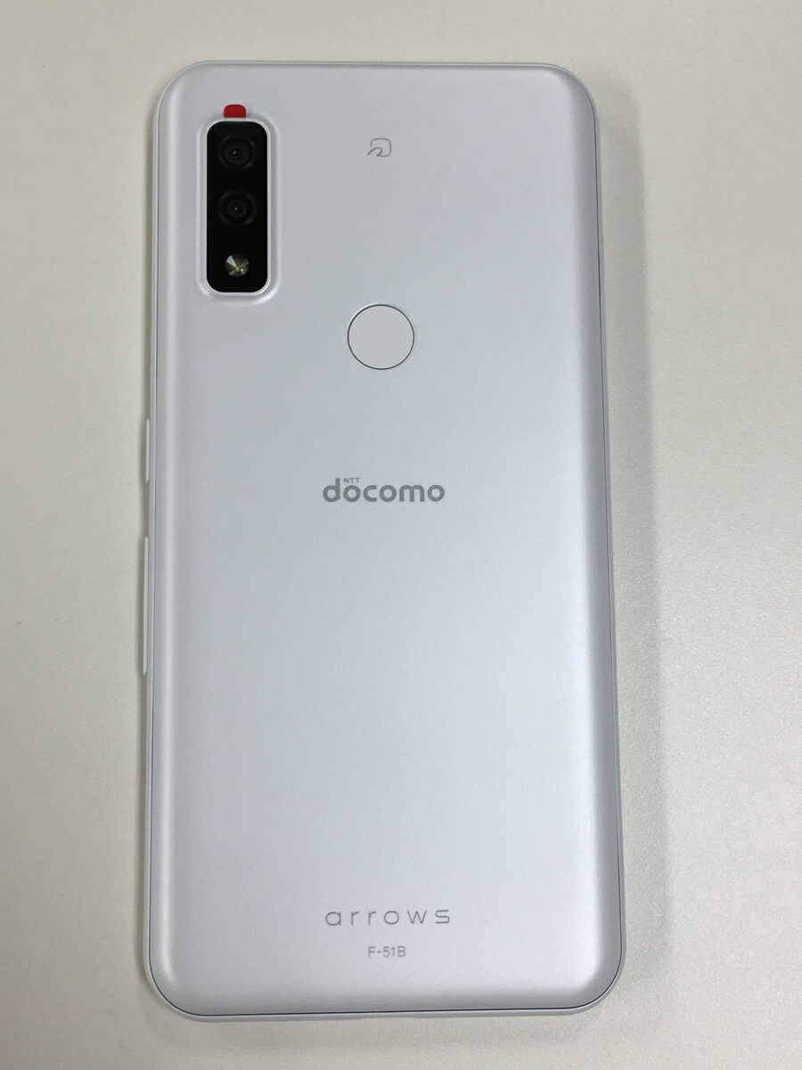 業界No.1 F-51B arrows 本体のみ未使用品 docomo ホワイト 64GB SIMフリー