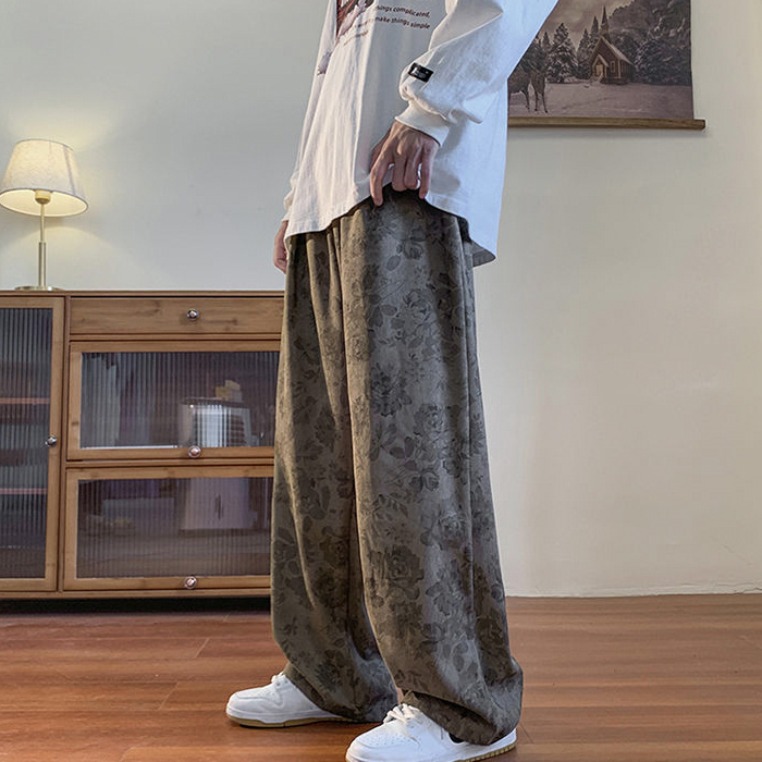 ELFSACK パンツ ズボン ボトムス 花柄 ハイウエスト ワイド 楽天市場】送料無料 ELFSACK パンツ ズボン ボトムス 花柄 総柄