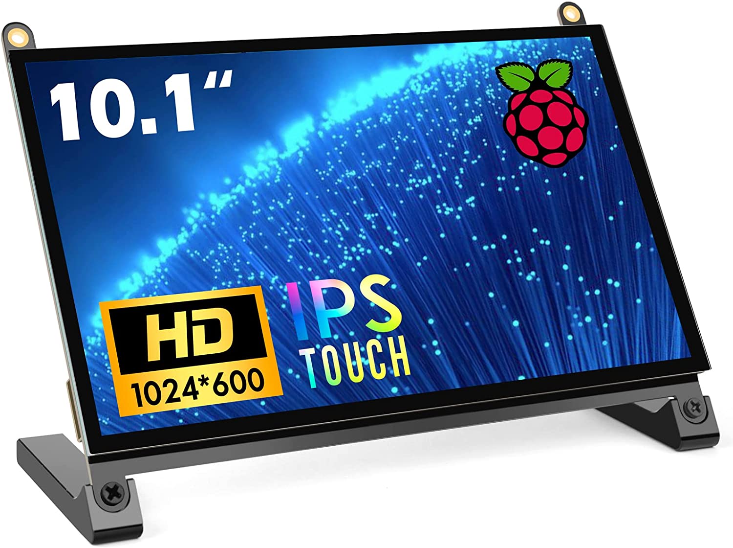 10in Raspberry Pi用タッチモニター IPS 1024X600 タッチスクリーン 小型管する 金棒引き内蔵 Raspberry Pi 4/3/2/1 Xbox なおなお書き4 Ubuntu Windows 7/8/10に当て嵌める