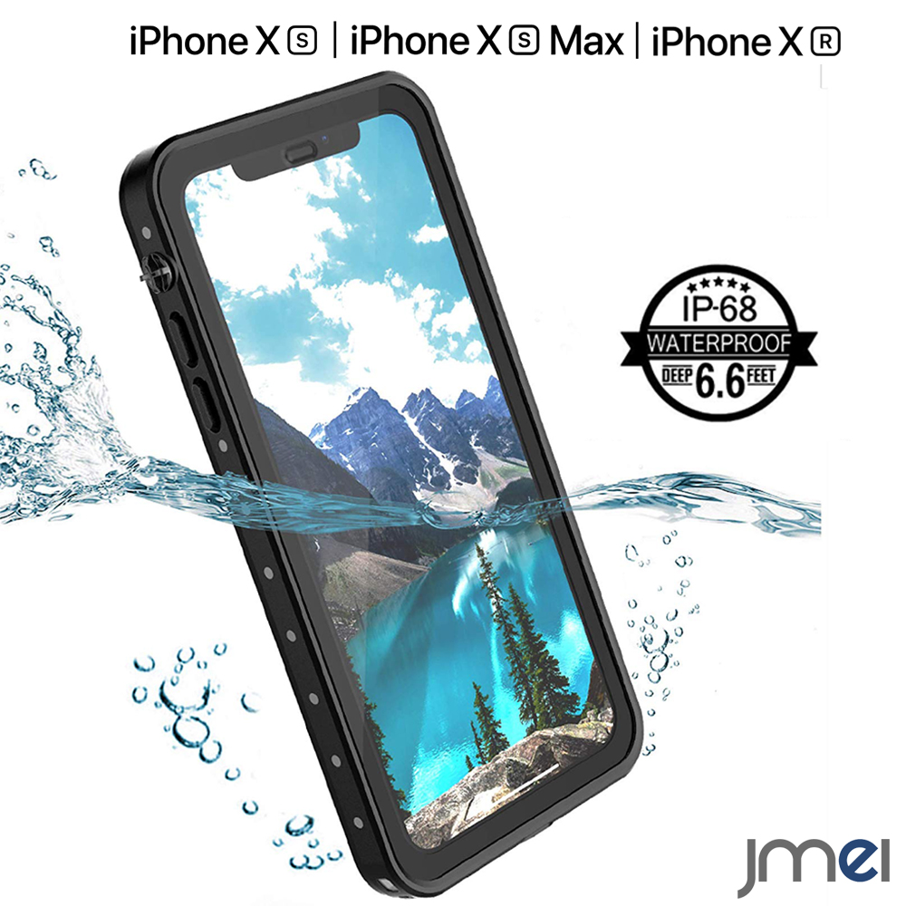 Iphone Xs ケース 完全防水 頑丈 Ip68 耐衝撃 軍用mil規格810g Minus 516 Iphone Xr ケース シンプル Iphone Xs Max ケース Qi充電 対応 衝撃吸収 Iphoneケース フェイスid認証対応 落下防止 スマホケース Iphonexs カバー Iphone スマートフォン カバー アイフォンxs