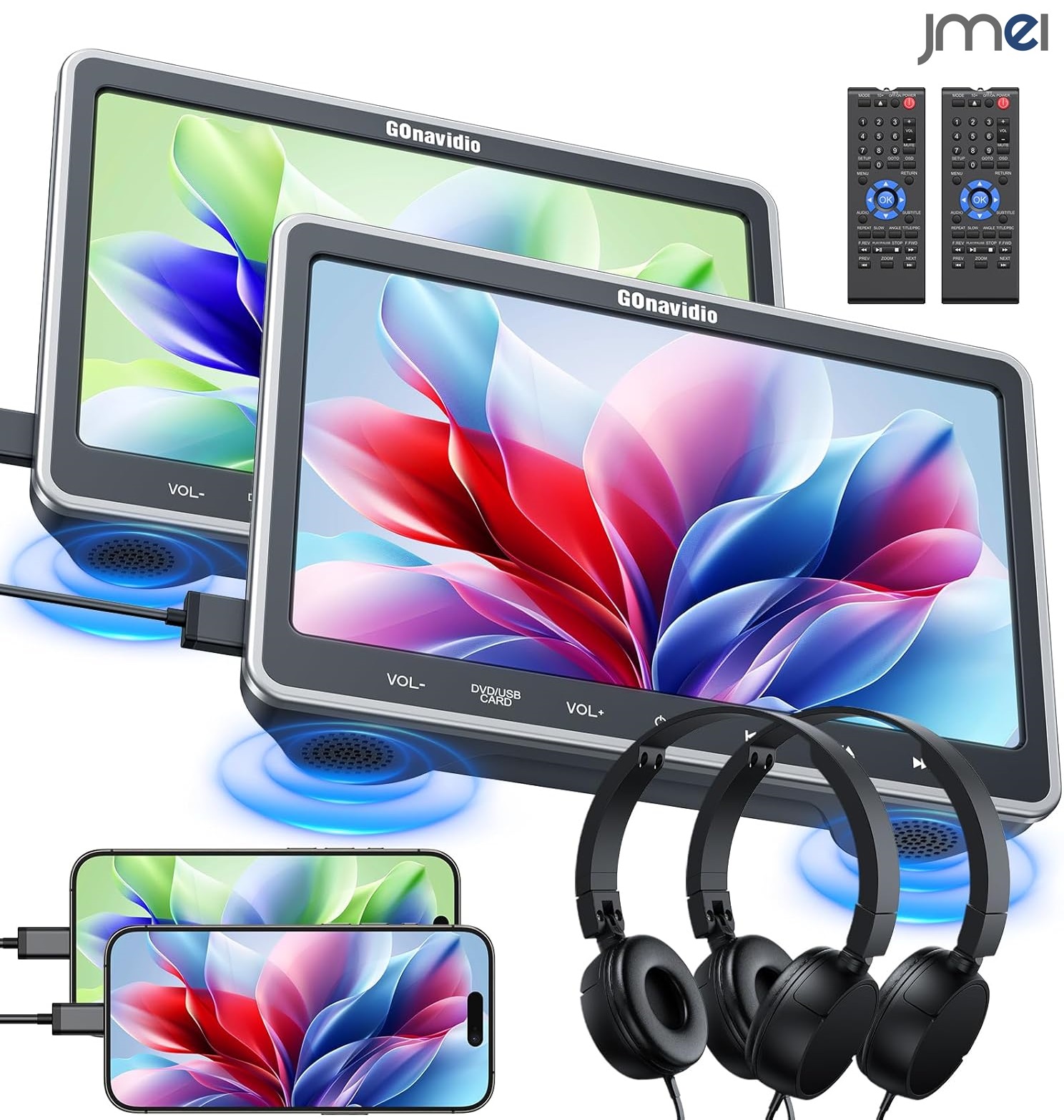 【期間限定★特別価格】DVDプレーヤー 10.6インチモニター 2台セット 楽天市場】【2022最新】DVDプレーヤー TV 車載用 後部座席 11.6