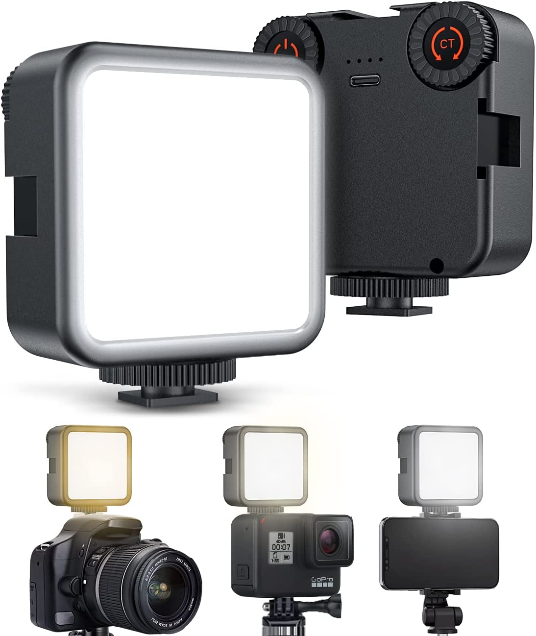 ☆マグネット式 LEDビデオライト - 360°RGB 撮影用ライト Amazon | Ulanzi マグネット式 LEDビデオライト 360°RGB撮影用