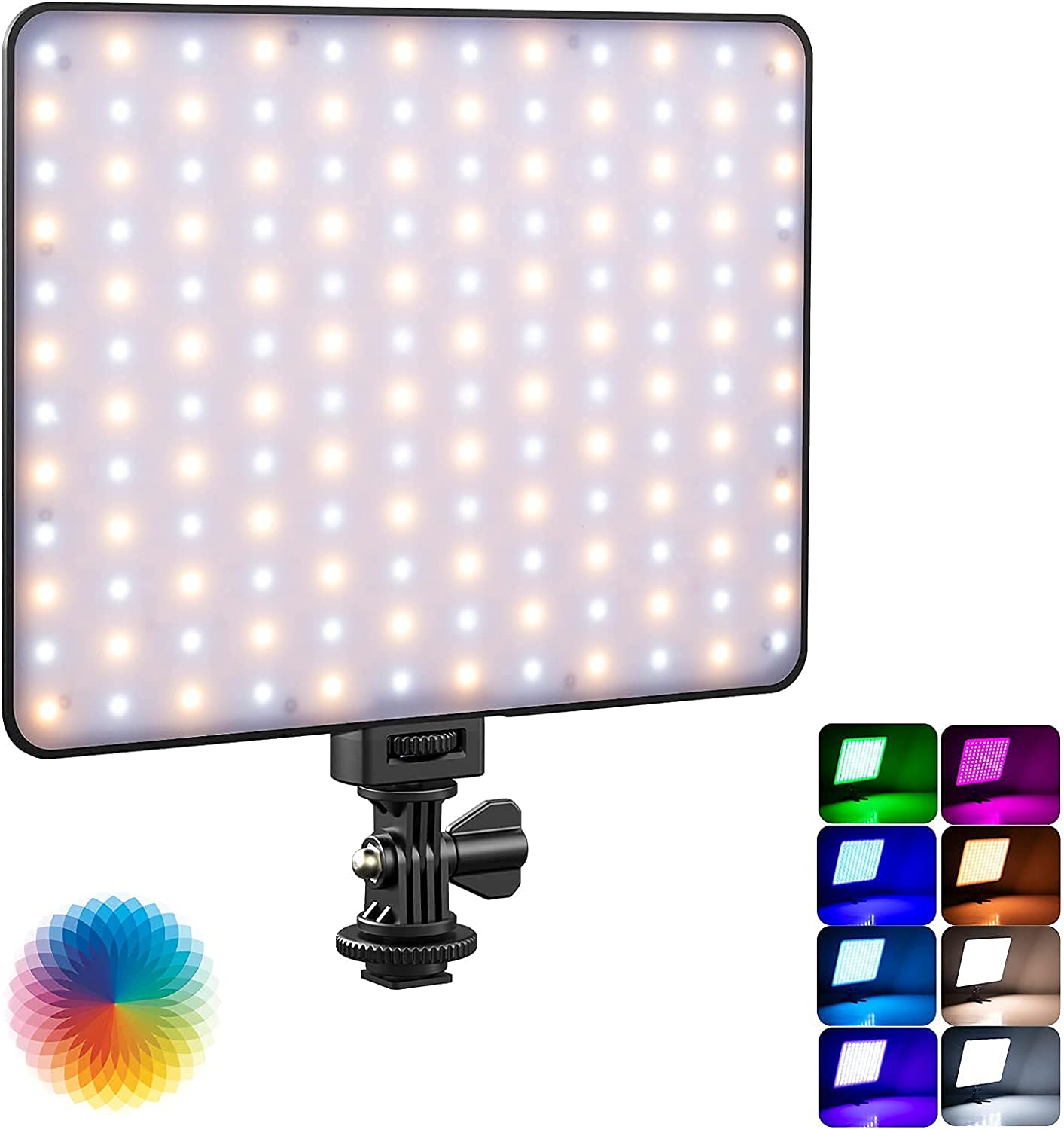 楽天市場】Niceveedi RGB LEDビデオライト 40W高出力 撮影用ライト