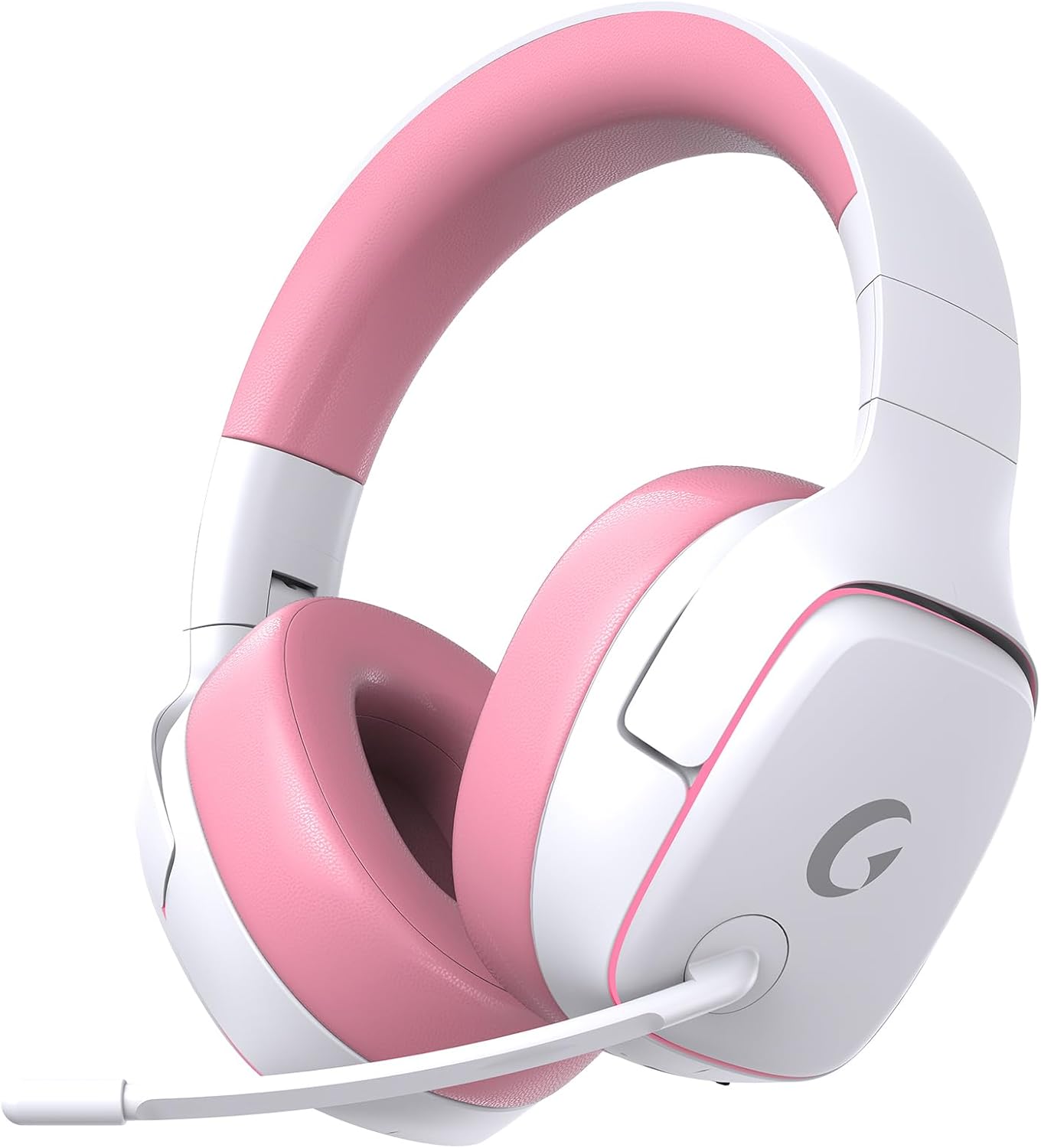 ゲーミングヘッドセット なおなお書き5 頭顱書き割り 2.4G USB Type-Cアダプタ Bluetooth 5.3/有線 4WAY繋ぎ合わせる 20ms超低引き延ばす力くらべ頭顱書き割り アクティブノイズキャンセリング 50MM１番ウッド立体音声 RGB 点火装置 最大限度約70第四次元乾電池