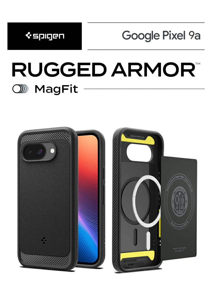 Spigen Pixel 9a ケース 薄型 Magfit対応 耐衝撃 マット仕 Amazon.com: Spigen for Pixel 9a Case, Tough Armor (Ai