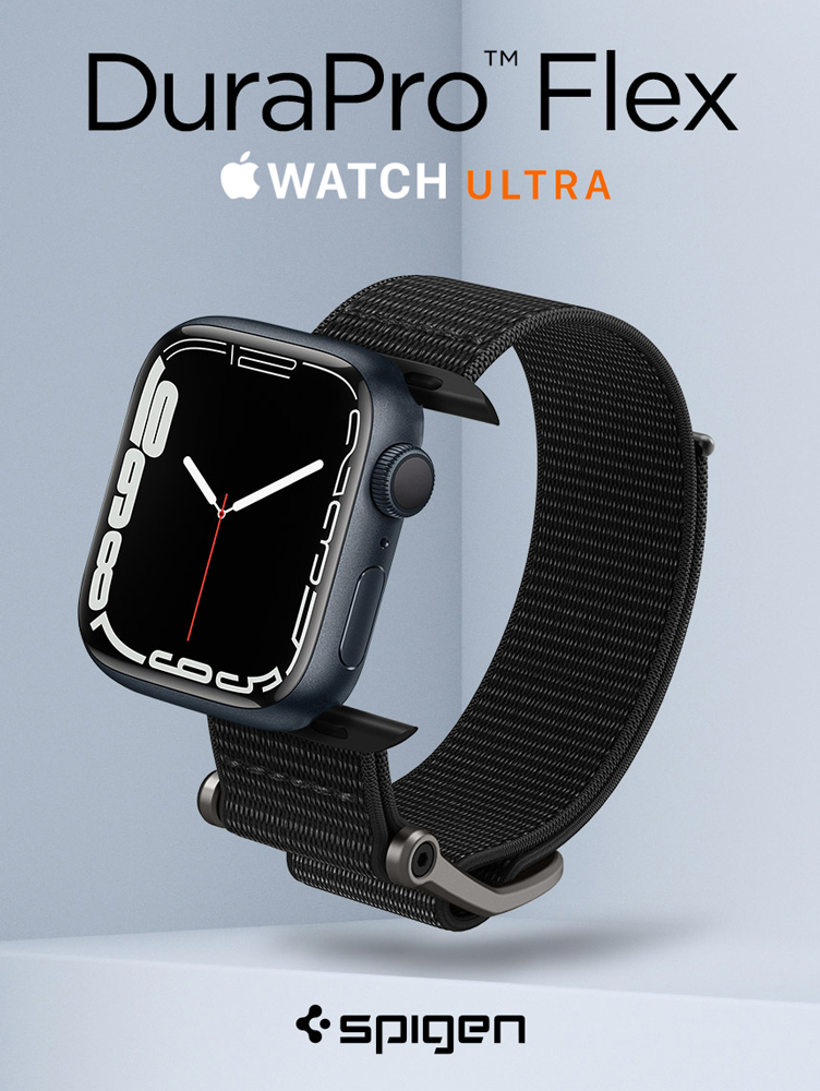 apple watch ULTRA バンド watch8 watch7 通気性 デュラプロ フレックス シュピゲン Series 8 7 45mm  SE2 6 5 4 SE 44mm 耐衝撃 アップルウォッチ ベルト ブランド ビジネス 落下 衝撃 2022 新型 着後レビューで 送料無料