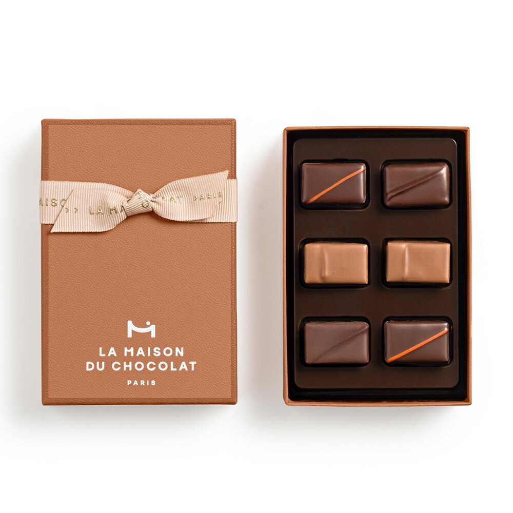 ラ･メゾン･デュ･ショコラ プラリネ 6粒入 バレンタイン チョコ 御歳暮 贈り物 母の日 父の日 お取り寄せ スイーツ 母の日 父の日 グルメ 手土産 ひな祭り 節分 お中元 御中元 ギフト バレンタイン チョコ ホワイトデー お返し お菓子 2025 お祝い 引出物