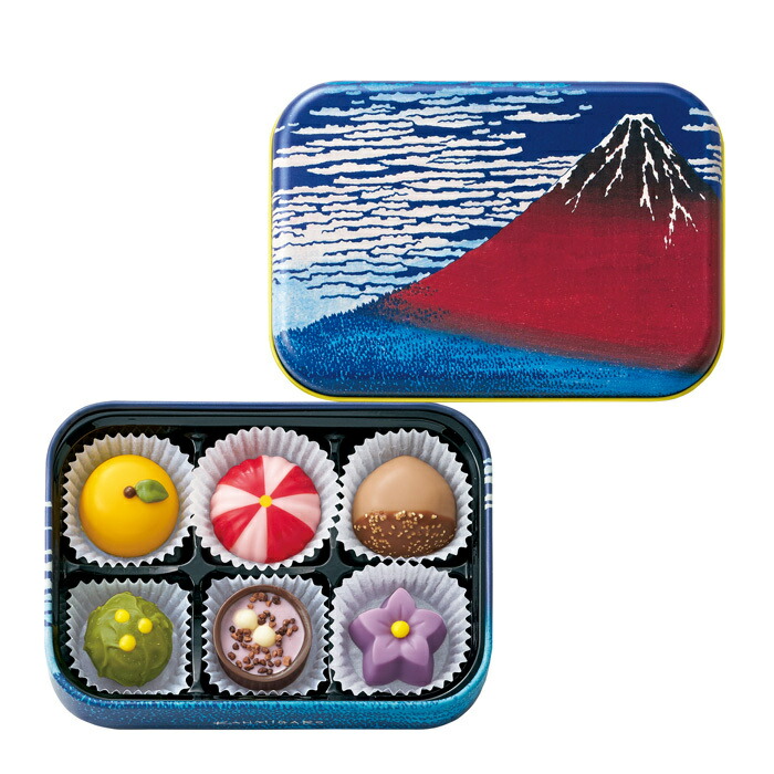 楽天市場】ゴンチャロフ 甘味画廊 和菓子しょこらD 9個入×1箱 手提げ袋