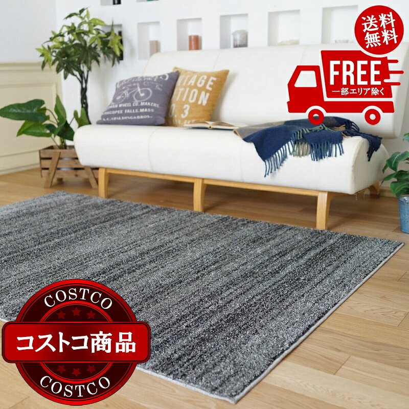 貨物輸送無料！(コストコ) スミノエ 防炎・防音引っ敷き リュストル 261糎 x 352糎 まっ黒い薄墨色 ※ご申し付ける後7-14日でお届けします カーペット・ラグ-インテリア・寝具・収納