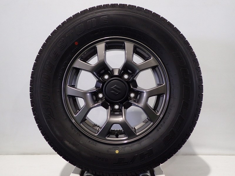 【楽天市場】【中古】195/80R15 サマータイヤ ホイール 5本セット ブリヂストン デューラーH/T684-2 1555+5-5H139.7  スズキ JB74系 ジムニーシエラ スペアタイヤスチールホイール付( 15インチ 純正 新車外し 195/80-15 ) :  ジェームス・リセールガレージ