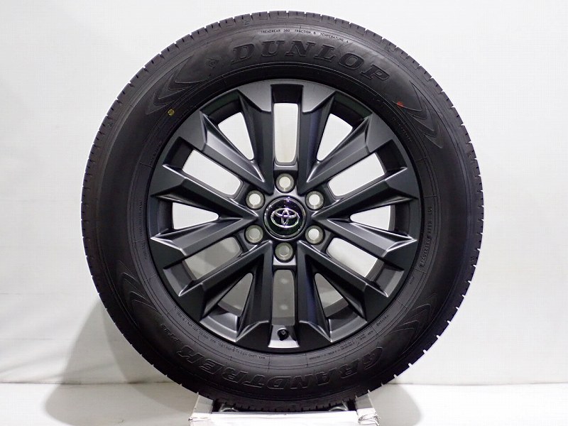 【中古】265/60R20 サマータイヤ ホイール 4本セット ダンロップ グラントレックPT22 2075+60-6H139.7 トヨタ 250系 ランドクルーザー ( 20インチ 純正 ST 新車外し 265/60-20 )｜ジェームス・リセールガレージ