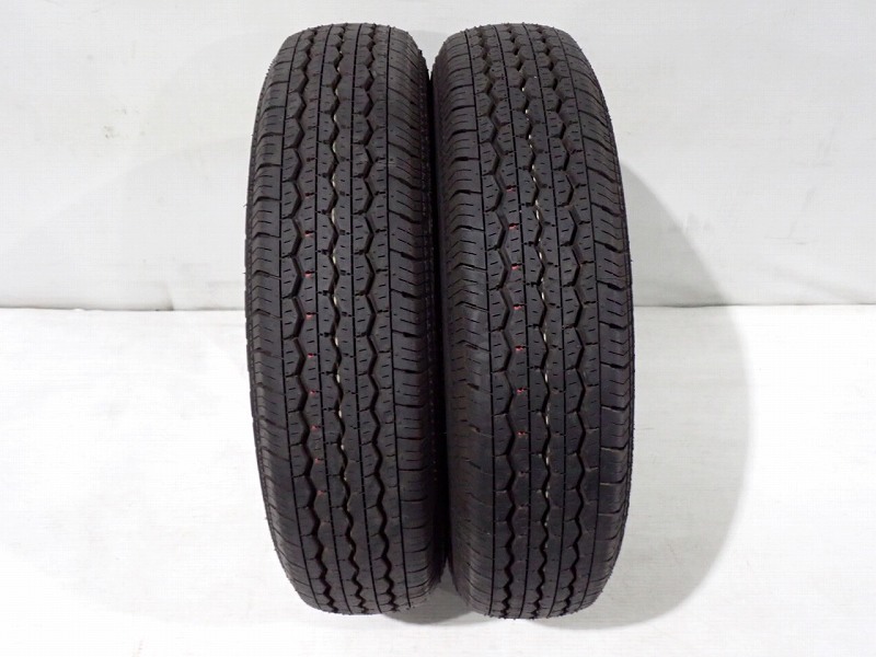 【中古】145/80R13 88/86N LT サマータイヤ 2本セット ブリヂストン RD-613 ( 13インチ )｜ジェームス・リセールガレージ