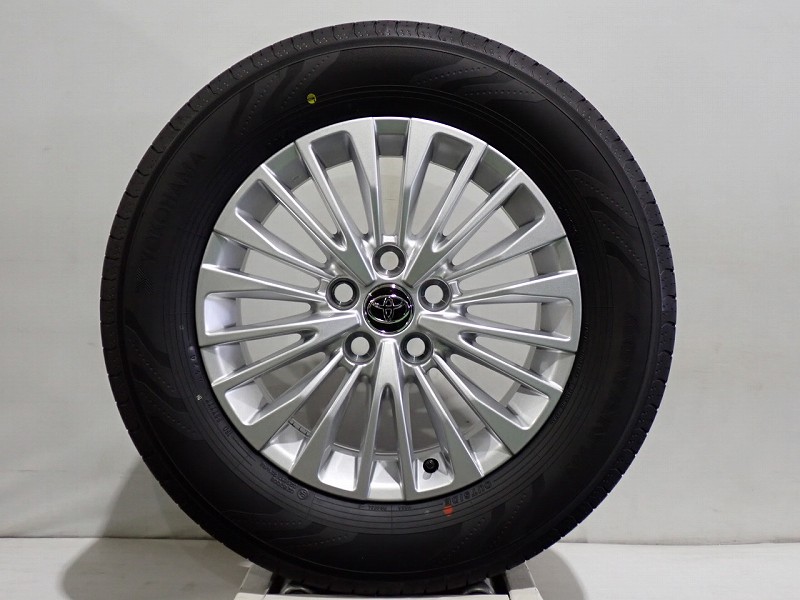 【中古】225/65R17 サマータイヤ アルミホイール 4本セット ヨコハマ アドバンV03 1765+40-5H120 トヨタ 40系 ヴェルファイア （ 17インチ 純正 ST 新車外し 225/65-17 ）｜ジェームス・リセールガレージ