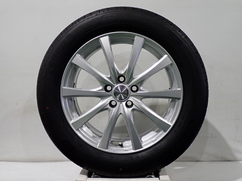 ｸｰﾎﾟﾝ12日終了!10%ｵﾌｸｰﾎﾟﾝ 【中古】225/60R18 サマータイヤ アルミホイール 4本セット グッドイヤー アシュアランスマックスガードSUV 1875+35-5H114.3 ウェッズ ラブリオンRS01 （ 18インチ 純正 ST 225/60-18 ）